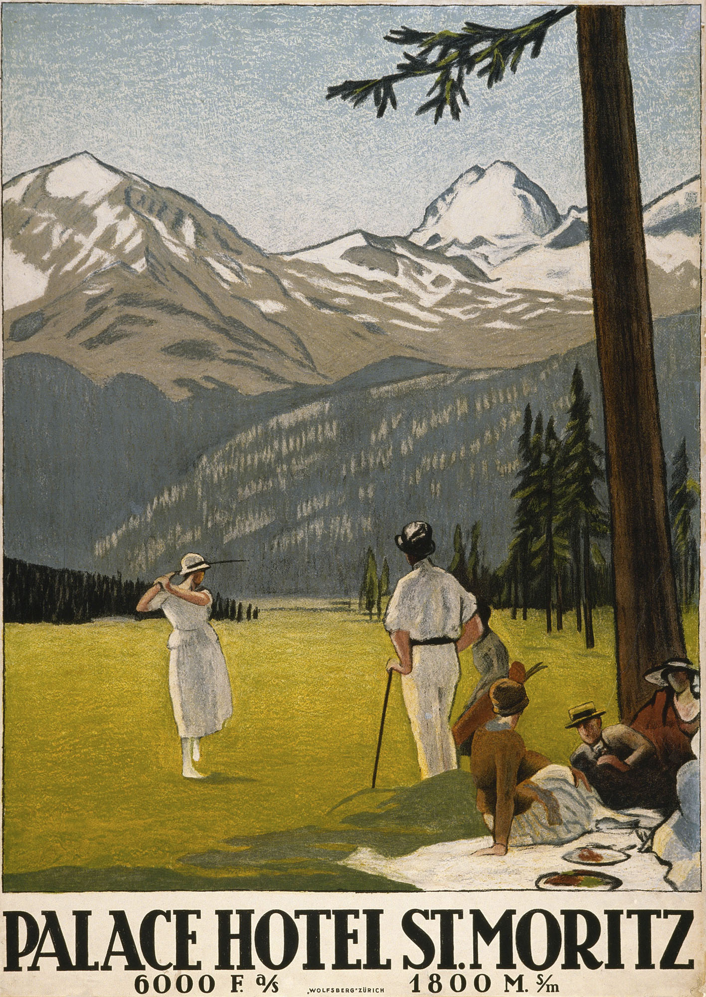 Zermatt Emil Cardinaux Poster